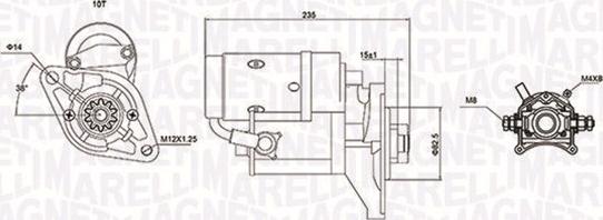 Magneti Marelli 063721089010 - Starter autospares.lv