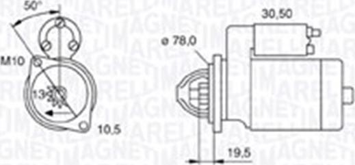 Magneti Marelli 063721158010 - Starter autospares.lv