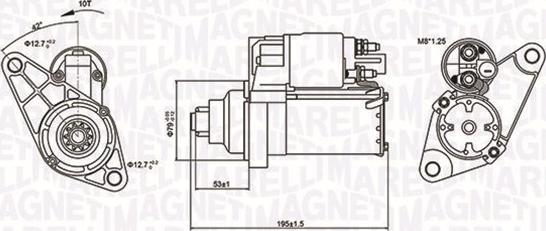 Magneti Marelli 063721330010 - Starter autospares.lv