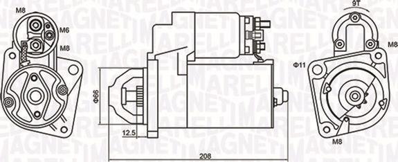 Magneti Marelli 063721213010 - Starter autospares.lv