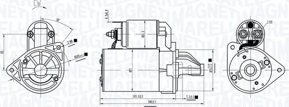 Magneti Marelli 063721718010 - Starter autospares.lv