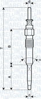 Magneti Marelli 062900039304 - Glow Plug autospares.lv