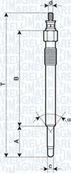 Magneti Marelli 062900020304 - Glow Plug autospares.lv