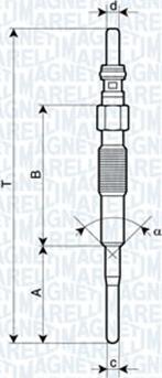 Magneti Marelli 062900079304 - Glow Plug autospares.lv