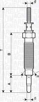 Magneti Marelli 062900134304 - Glow Plug autospares.lv