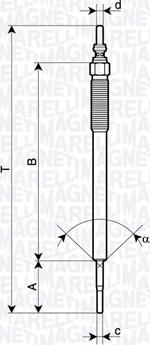 Magneti Marelli 062900131304 - Glow Plug autospares.lv