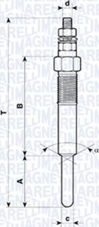 Magneti Marelli 062583101304 - Glow Plug autospares.lv