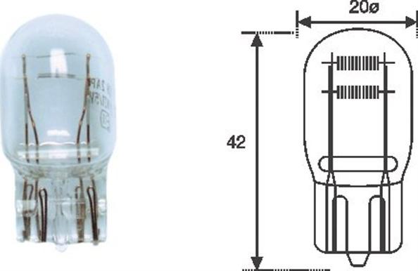 Magneti Marelli 009600880000 - Bulb autospares.lv