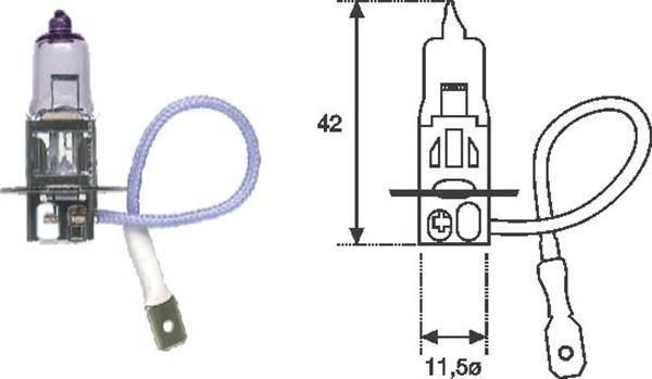 Magneti Marelli 002563100000 - Bulb, fog light autospares.lv