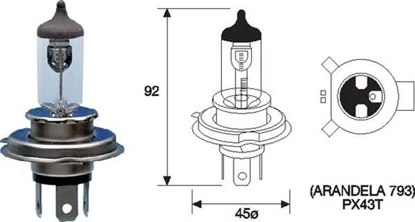 Magneti Marelli 002588700000 - Bulb, spotlight autospares.lv