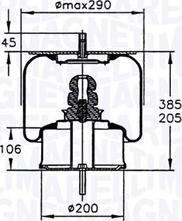 Magneti Marelli 030607020151 - Bellow, air suspension autospares.lv