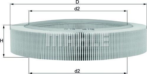 Magneti Marelli 154096671550 - Air Filter, engine autospares.lv