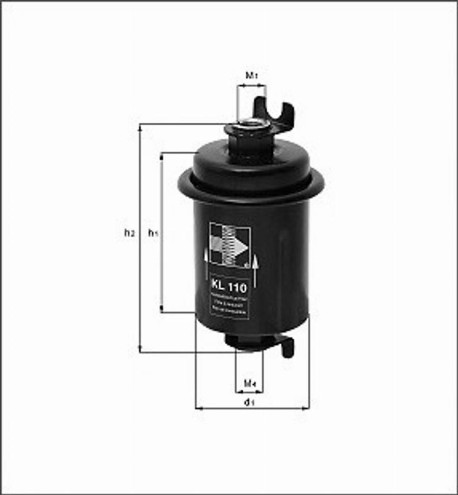 Magneti Marelli 154096311020 - Fuel filter autospares.lv