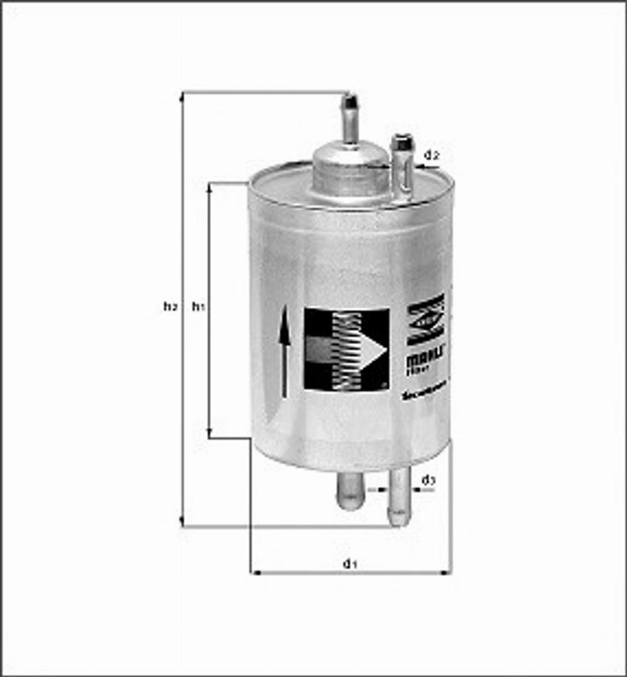 Magneti Marelli 154065151340 - Fuel filter autospares.lv