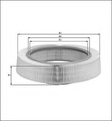 Magneti Marelli 154020065830 - Air Filter, engine autospares.lv