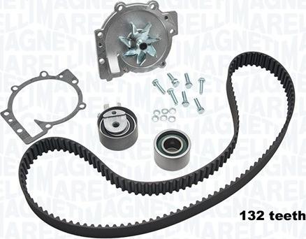 Magneti Marelli 341404980001 - Water Pump & Timing Belt Set autospares.lv