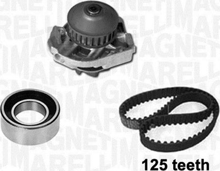 Magneti Marelli 341404810001 - Water Pump & Timing Belt Set autospares.lv