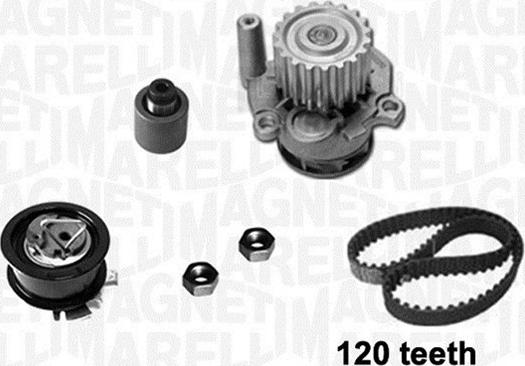 Magneti Marelli 341404790001 - Water Pump & Timing Belt Set autospares.lv