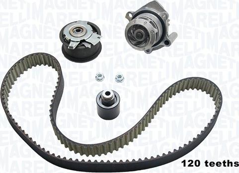 Magneti Marelli 341404790003 - Water Pump & Timing Belt Set autospares.lv