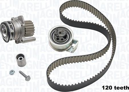 Magneti Marelli 341404770002 - Water Pump & Timing Belt Set autospares.lv