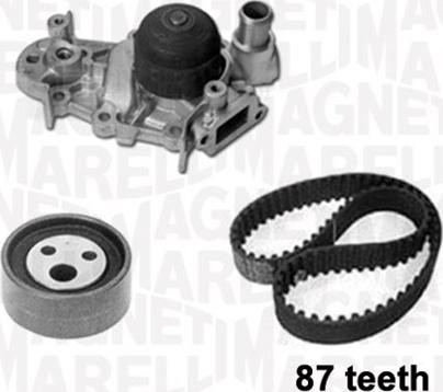 Magneti Marelli 341401470001 - Water Pump & Timing Belt Set autospares.lv