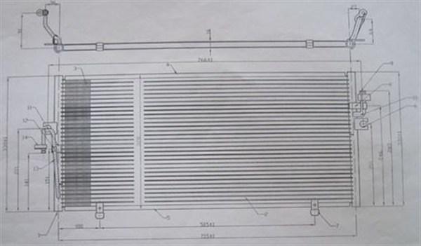 Magneti Marelli 359003221170 - Condenser, air conditioning autospares.lv