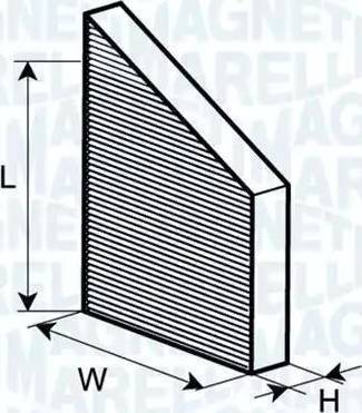 Magneti Marelli 350203062100 - Filter, interior air autospares.lv