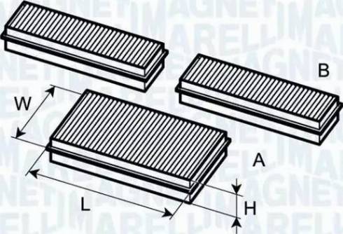 Magneti Marelli 350203061780 - Filter, interior air autospares.lv