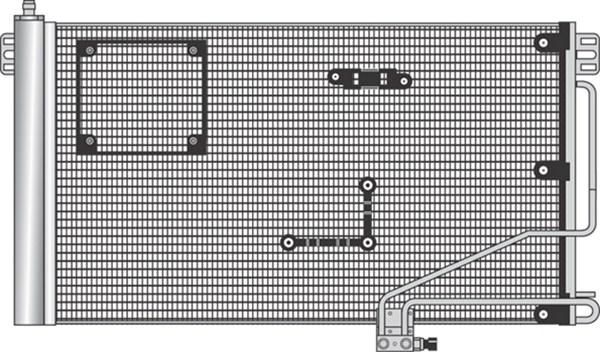 Magneti Marelli 350203370000 - Condenser, air conditioning autospares.lv