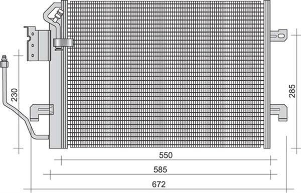 Magneti Marelli 350203261000 - Condenser, air conditioning autospares.lv