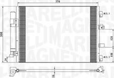 Magneti Marelli 350203773000 - Condenser, air conditioning autospares.lv