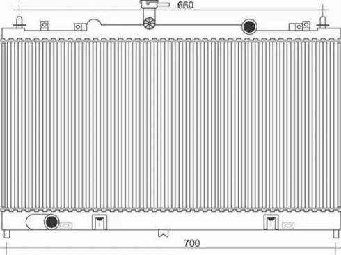 Magneti Marelli 350213941000 - Radiator, engine cooling autospares.lv