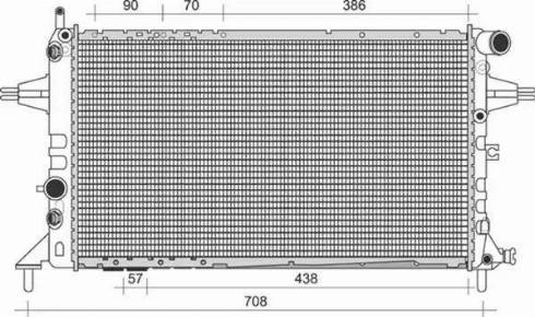 Magneti Marelli 350213958000 - Radiator, engine cooling autospares.lv