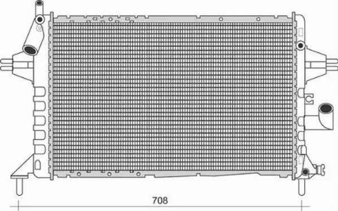 Magneti Marelli 350213964000 - Radiator, engine cooling autospares.lv