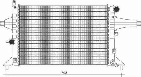 Magneti Marelli 350213960000 - Radiator, engine cooling autospares.lv