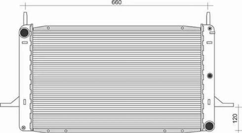 Magneti Marelli 350213907000 - Radiator, engine cooling autospares.lv
