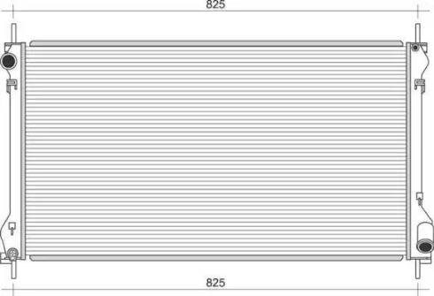 Magneti Marelli 350213915000 - Radiator, engine cooling autospares.lv