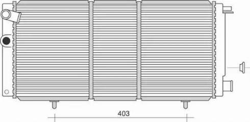 Magneti Marelli 350213981000 - Radiator, engine cooling autospares.lv