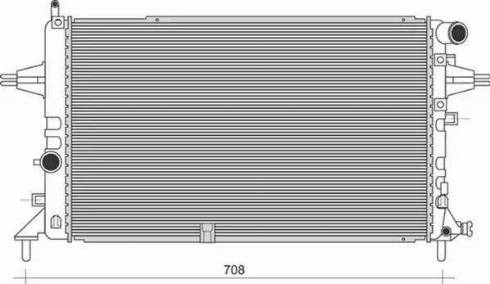 Magneti Marelli 350213978000 - Radiator, engine cooling autospares.lv