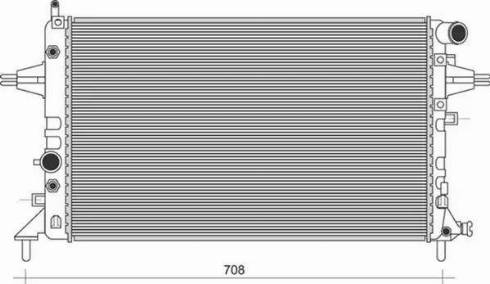 Magneti Marelli 350213973000 - Radiator, engine cooling autospares.lv