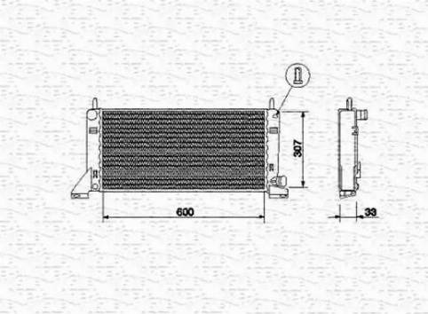 Magneti Marelli 350213464000 - Radiator, engine cooling autospares.lv