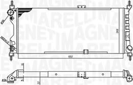 Magneti Marelli 350213588000 - Radiator, engine cooling autospares.lv