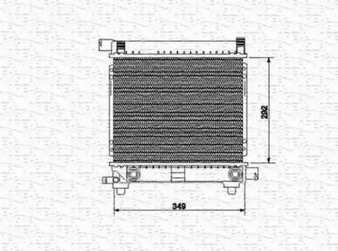 Magneti Marelli 350213534000 - Radiator, engine cooling autospares.lv