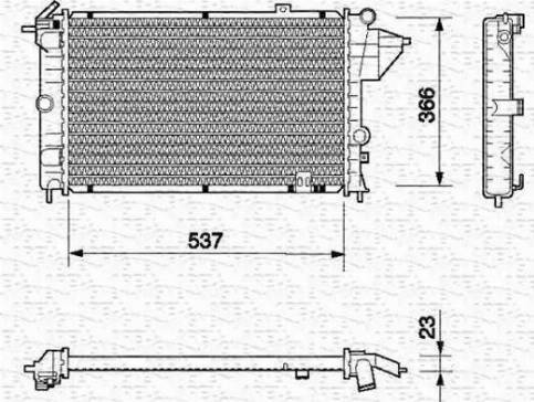 Nissens 63232 - Radiator, engine cooling autospares.lv