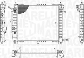 Magneti Marelli 350213197300 - Radiator, engine cooling autospares.lv