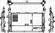 Magneti Marelli 350213155800 - Radiator, engine cooling autospares.lv