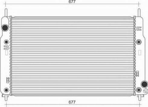 Magneti Marelli 350213109009 - Radiator, engine cooling autospares.lv