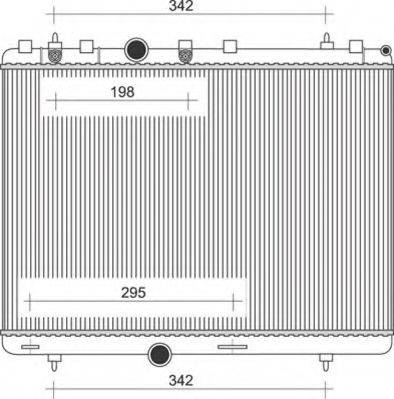 Magneti Marelli 350213108100 - Radiator, engine cooling autospares.lv