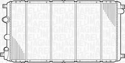 Magneti Marelli 350213103100 - Radiator, engine cooling autospares.lv