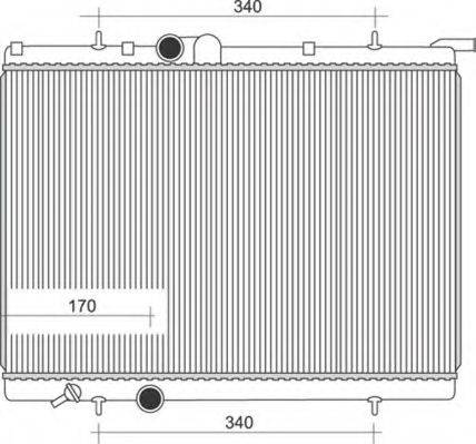 Magneti Marelli 350213107900 - Radiator, engine cooling autospares.lv